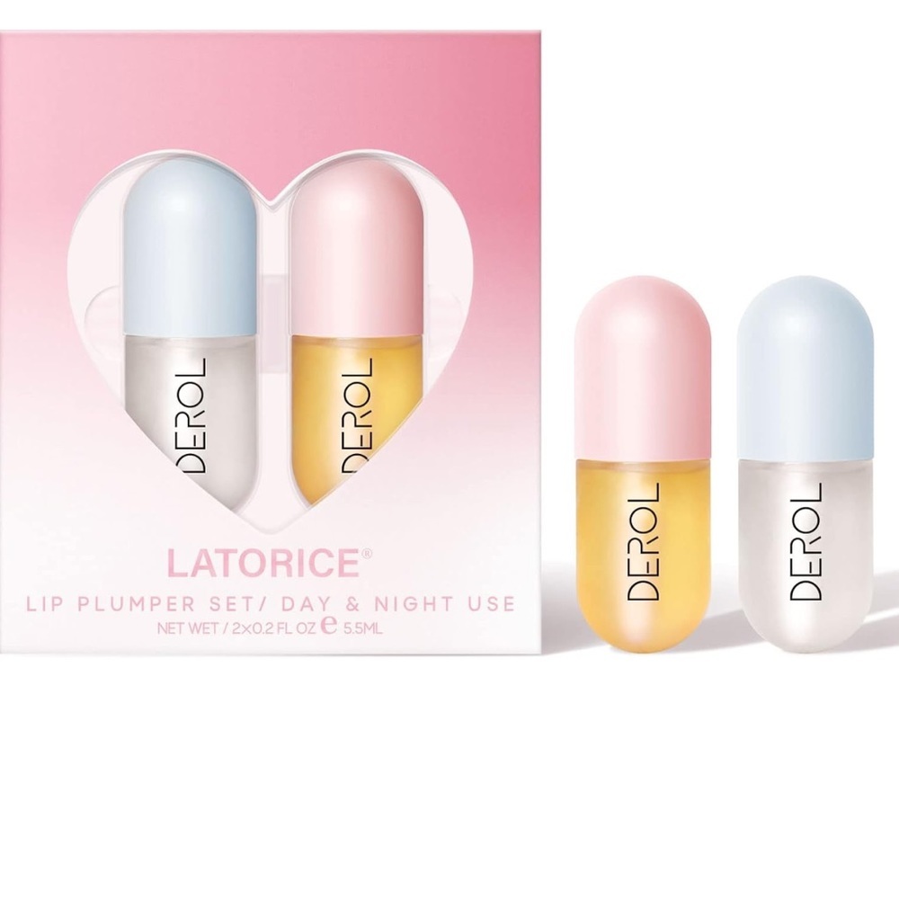 LATORICE DEROL Lip Plumper Set Day & Night Use NEW